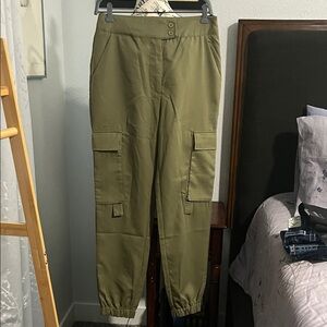 Olive Green Cargo Pants